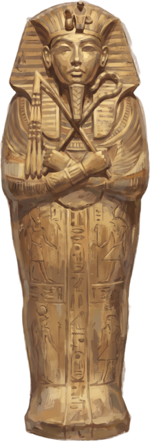 gold coffin