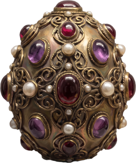jewel-encrusted egg