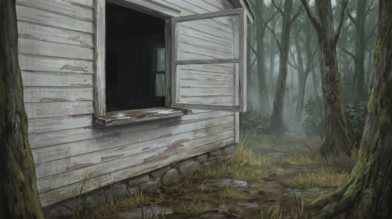 Behind House